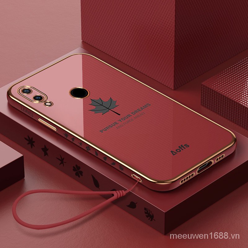 Ốp điện thoại QIANZI họa tiết lá phong cho Redmi Note 7 Redmi 7 Redmi Note 10S Redmi Note 7