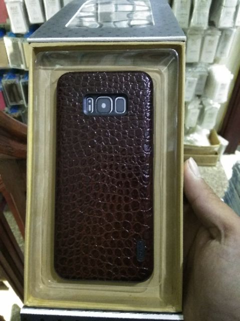 Ốp da cá xấu galaxy s8 plus