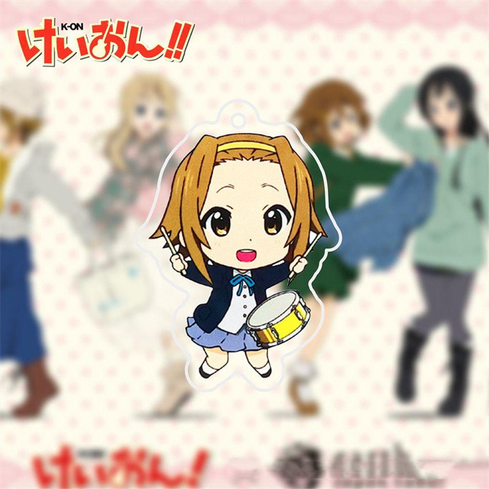 Hiếm K-ON! Móc Khóa Hai Mặt Hình Nhân Vật Anime Xinh Xắn