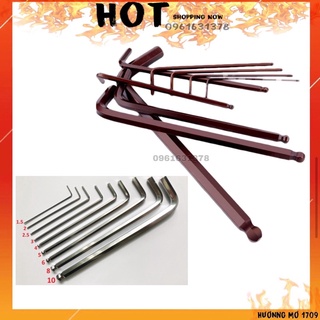 Lục giác đầu bi 1.5 / 2 / 2.5 / 3 / 4 / 5 / 6 / 8 / 10mm crossman, lục giác bi rẻ