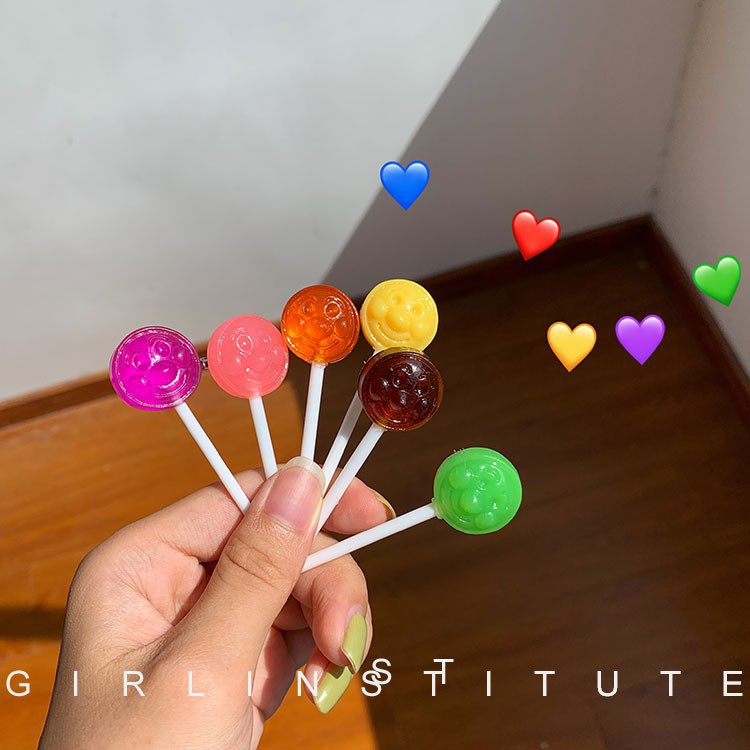 Ghim cài trang trí áo hình kẹo mút phong cách Nhật Bản đáng yêu B615