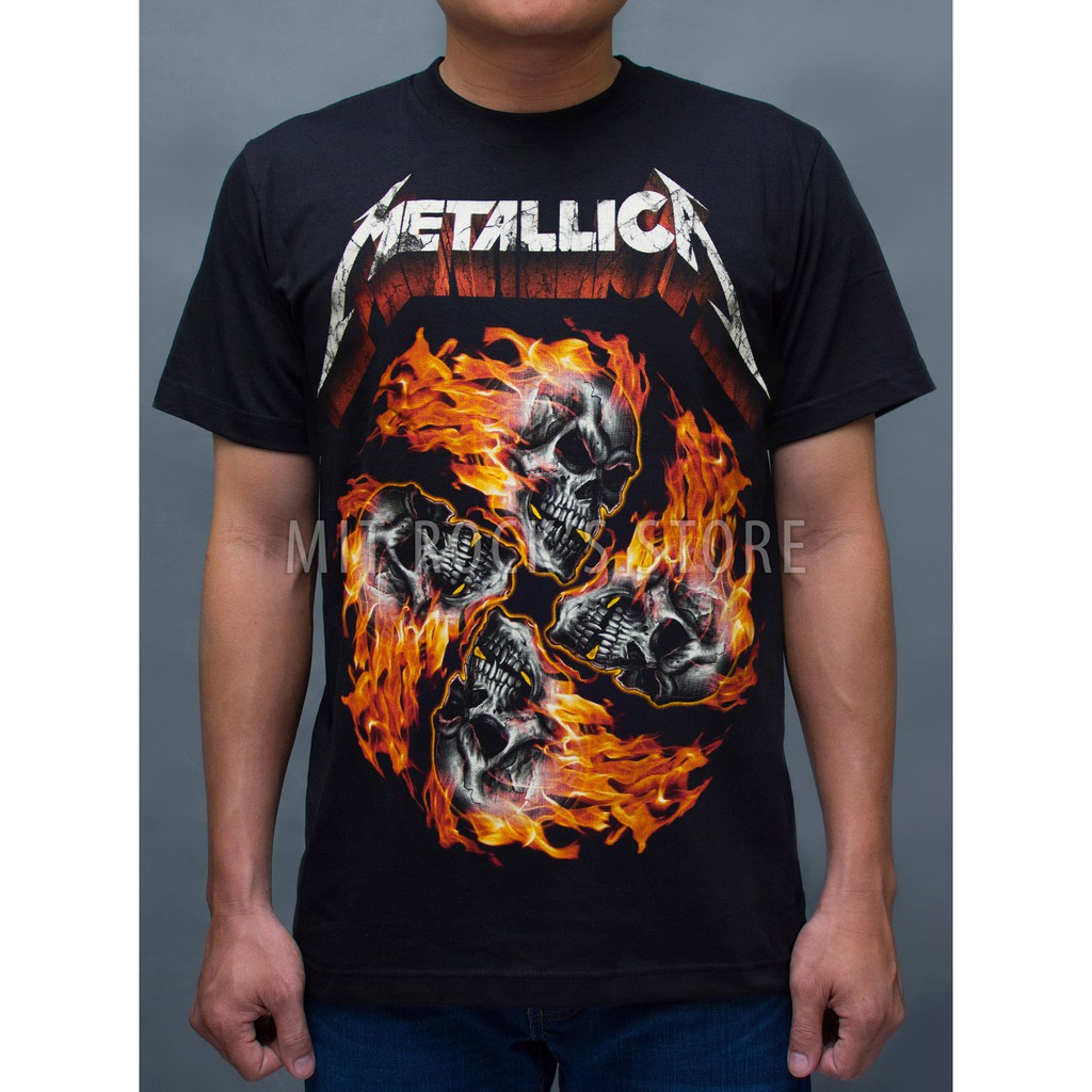 Áo Metallica - Rock band tee - Áo Rock - Size S, M, L, XL, XXL - Áo Thái Lan
