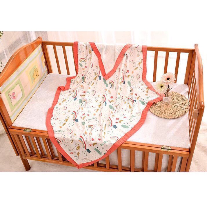 Chăn sợi tre 6 lớp 110×110 cm (C3)