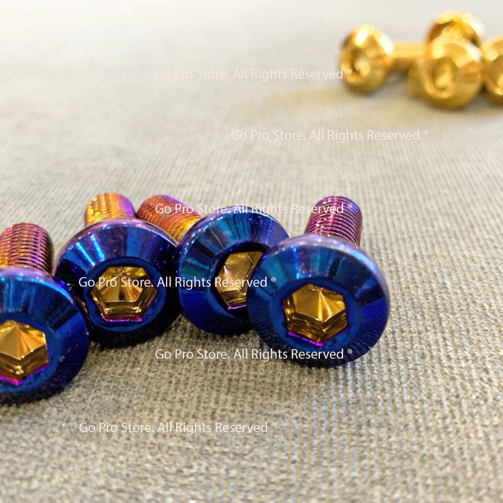 01 Ốc Đĩa Lục Giác Xe Yamaha Xi Vàng, Titan G1181