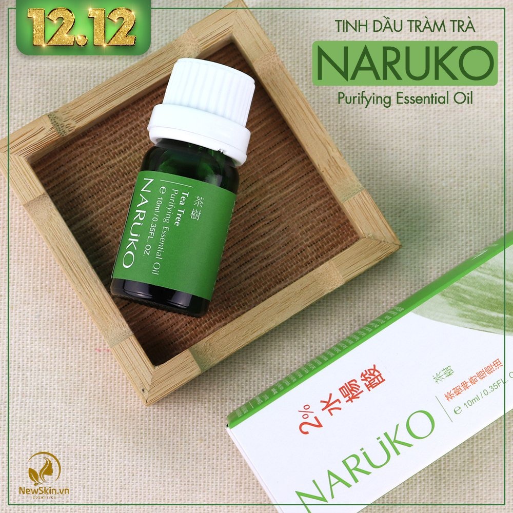 Tinh Dầu Tràm Trà Chấm Giảm Mụn Naruko Tea Tree Purifying Essential Oil 10ml