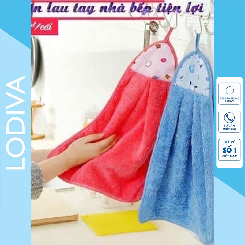 Khăn lau tay nhà bếp vải cotton, siêu thấm hút, sale giá rẻ vô địch, được chọn màu