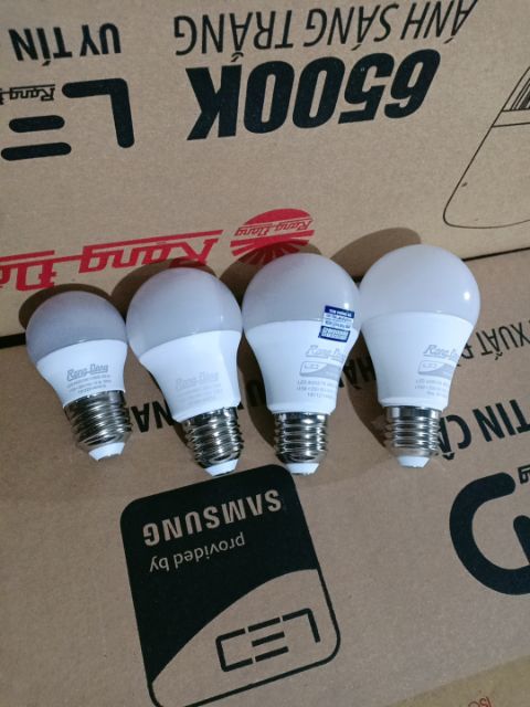 Bóng đèn LED Rạng Đông 3W - 5W - 7W - 9W, ChipLED SAMSUNG Bảo Hành 2 Năm