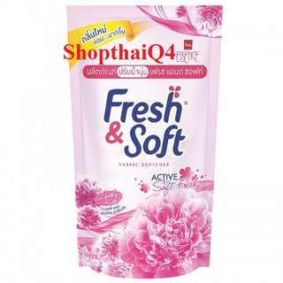 Hcm - nước xả vải fresh soft thái lan 600ml