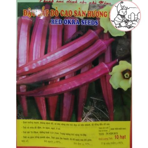 HẠT ĐẬU BẮP CÀ BẮP ĐỎ CAO SẢN - GÓI 10 HẠT