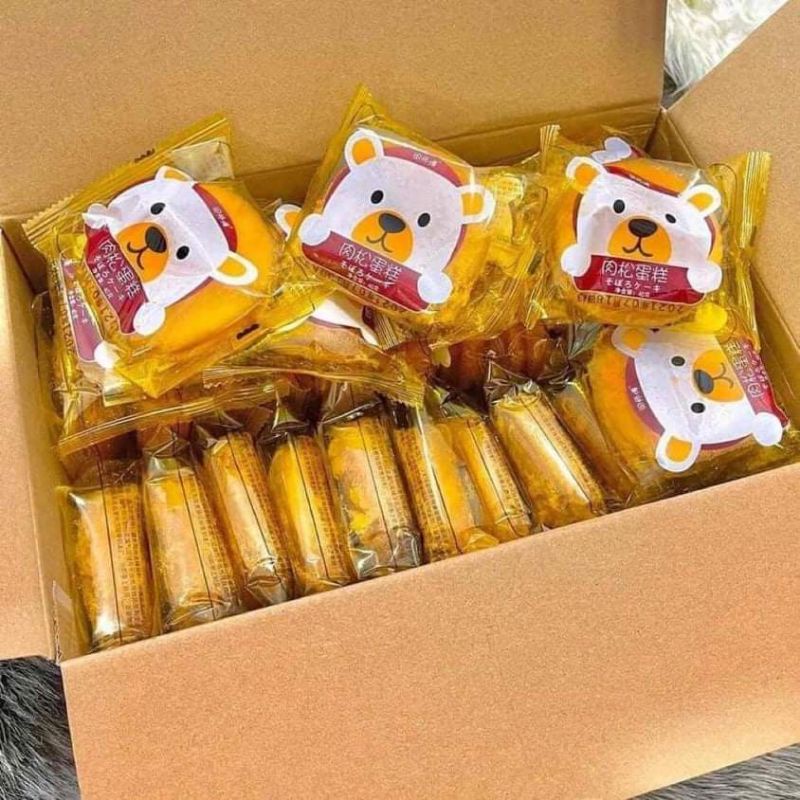 thùng bánh ruốc gấu Đài Loan 30c