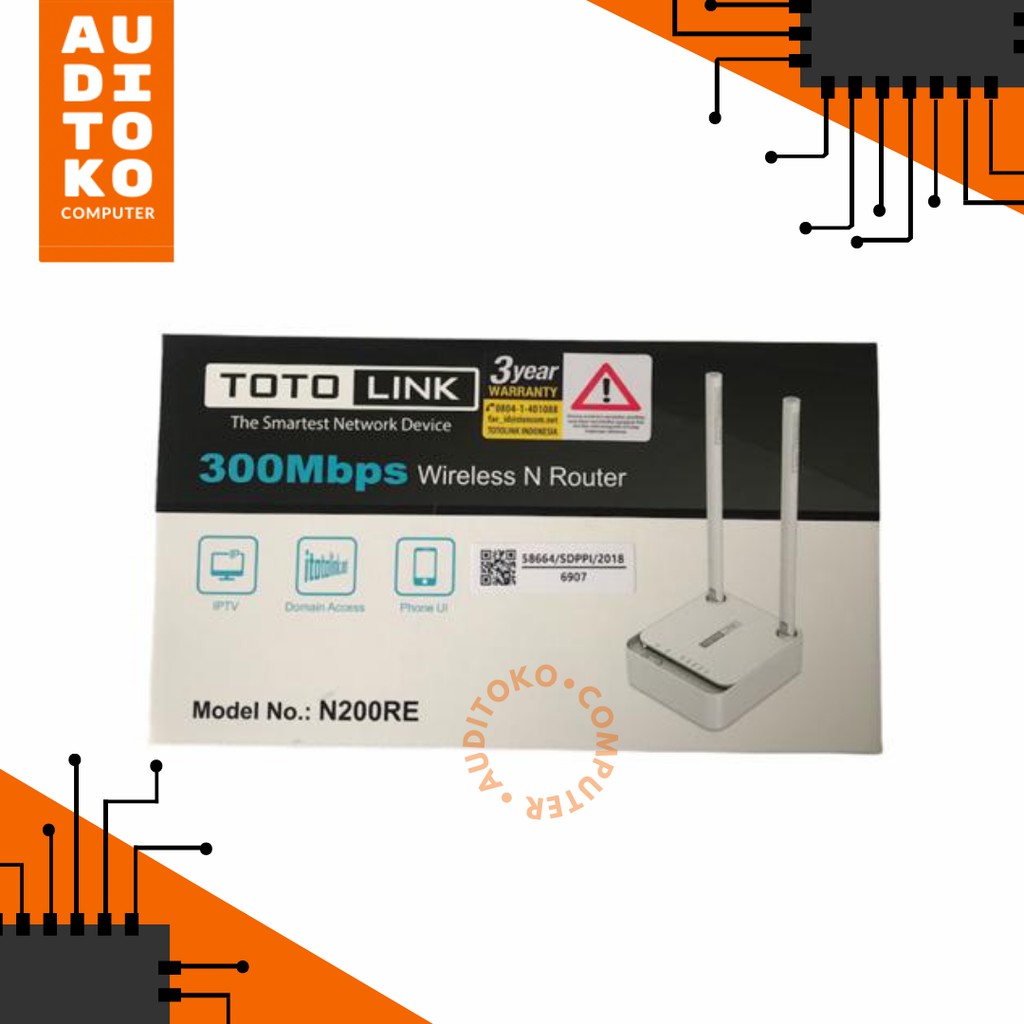 Bộ Phát Sóng Wifi Không Dây Totolink N200Re 300mbps