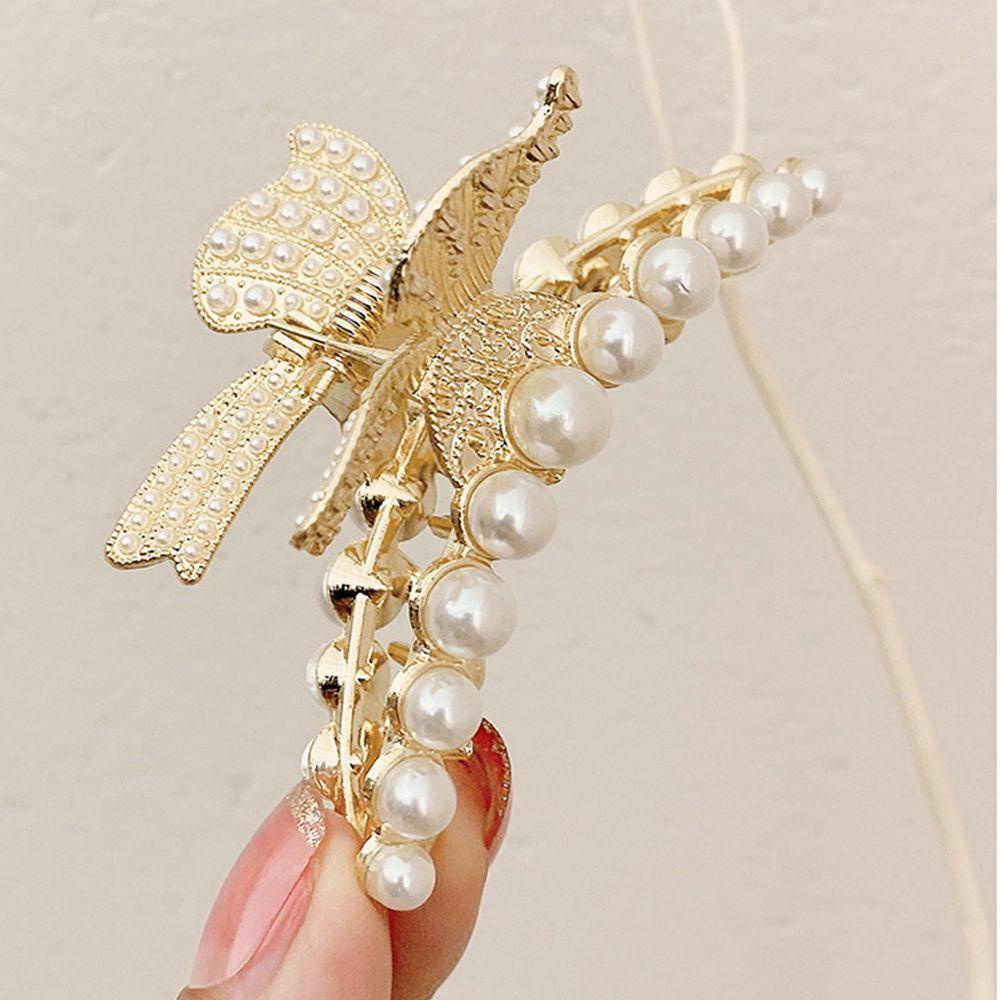 Kẹp Tóc Hình Bướm Thời Trang Cho Nữ|Giá Đỡ Buộc Tóc Đuôi Ngựa Độc Đáo Tiện Dụng