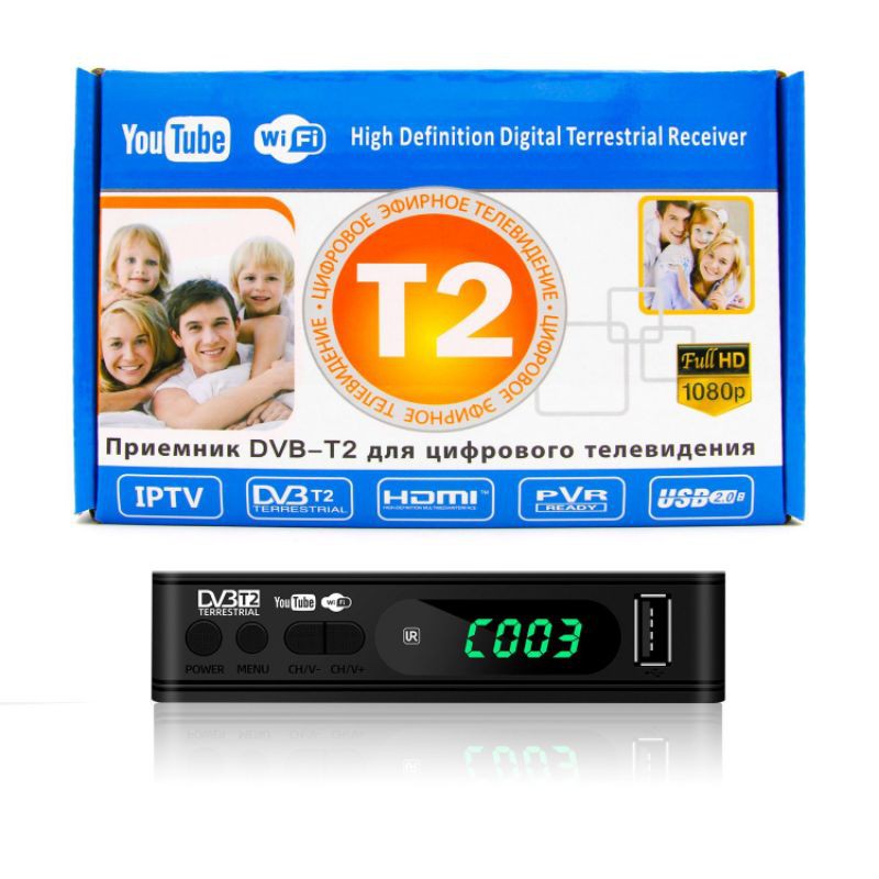 Đầu Thu Stb Dvb T2 Hd Kỹ Thuật Số Fhd H.264 Mpeg-2 / 4 Pvr