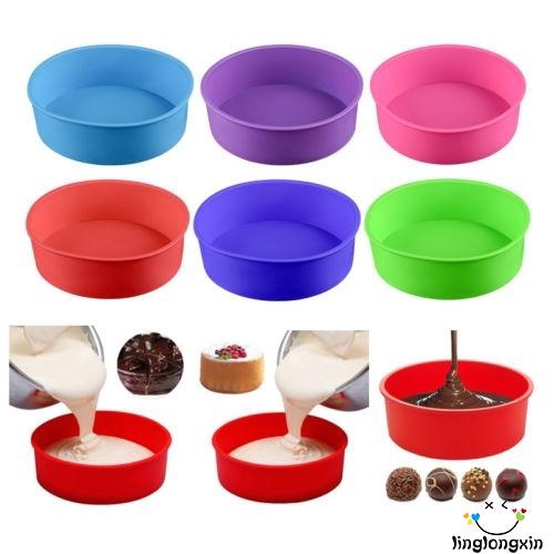LLX-Khuôn silicon hình tròn 6/8/9" chuyên dụng cho làm bánh