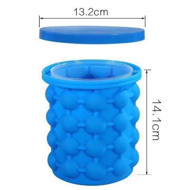 [Có Hộp Màu Xanh] Cốc làm đá silicon size lớn 40 Viên