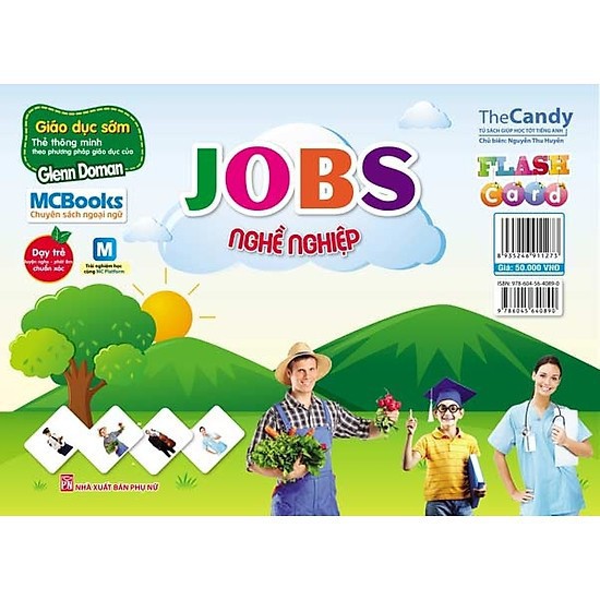 Flashcards - Jobs - Nghề nghiệp - Thẻ Thông Minh Theo Phương Pháp Giáo Dục Của Glenn Doman Có File Nghe