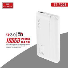 ⚡CHÍNH HÃNG⚡ Sạc Dự Phòng EARLDOM 10.000MAh Sạc Nhanh QC 3.0 PD - 08