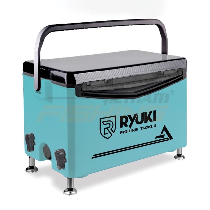 Thùng câu đài RYUKI 29A - thùng câu đài cao cấp 29 lít mặt lưng Carbon