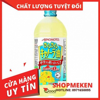 Dầu ăn hoa cải Ajinomoto Nhật Bản 1 Lít