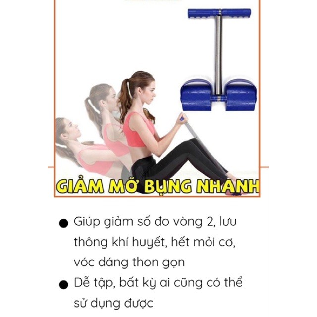 (Có video] Dây kéo lò xò tập lưng bụng Tummy Trimmer hàng cao cấp siêu chắc chắn - dây tập tại nhà đơn giản hiệu quả