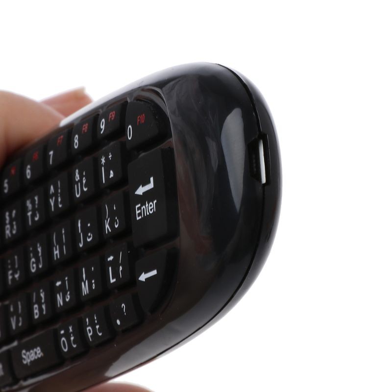 Bộ chuột tích hợp bàn phím không dây tiếng Anh tiếng Nga C120 cho PC Android TV Box