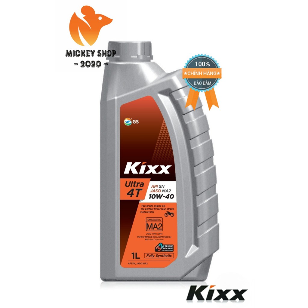 [ MỚI ] Nhớt xe số Kixx Ultra 4T SN 10W-40/ 20W-50 Tổng Hợp Hoàn Toàn Nhập Khẩu Hàn Quốc - CHÍNH HÃNG