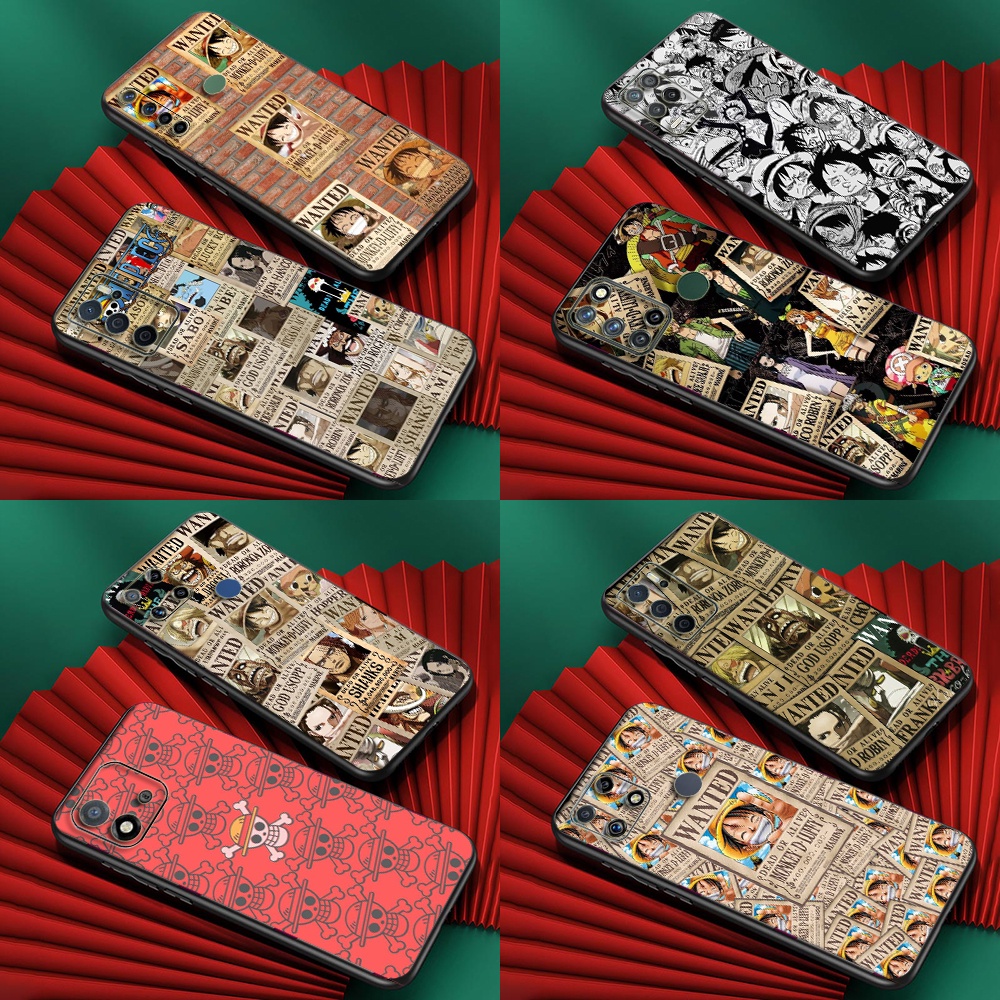 Ốp điện thoại áp phích One Piece Wanted cho Realme 3 5 Pro 2 A5 5i 5s Q Narzo 30A IK63