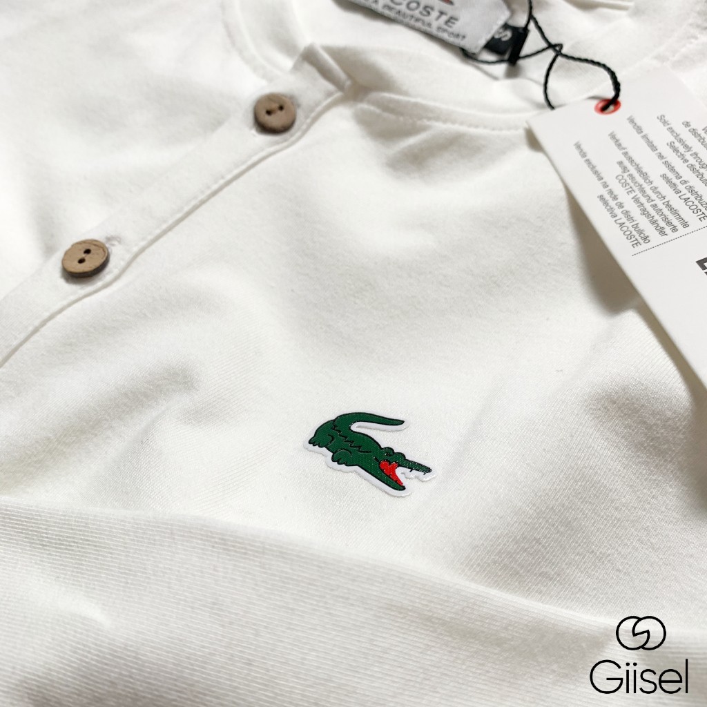 Áo thun nam dài tay cổ trụ - chất liệu cotton co giãn 4 chiều - thấm hút mồ hôi - thoáng mát - logo ép nhiệt chắc chắn