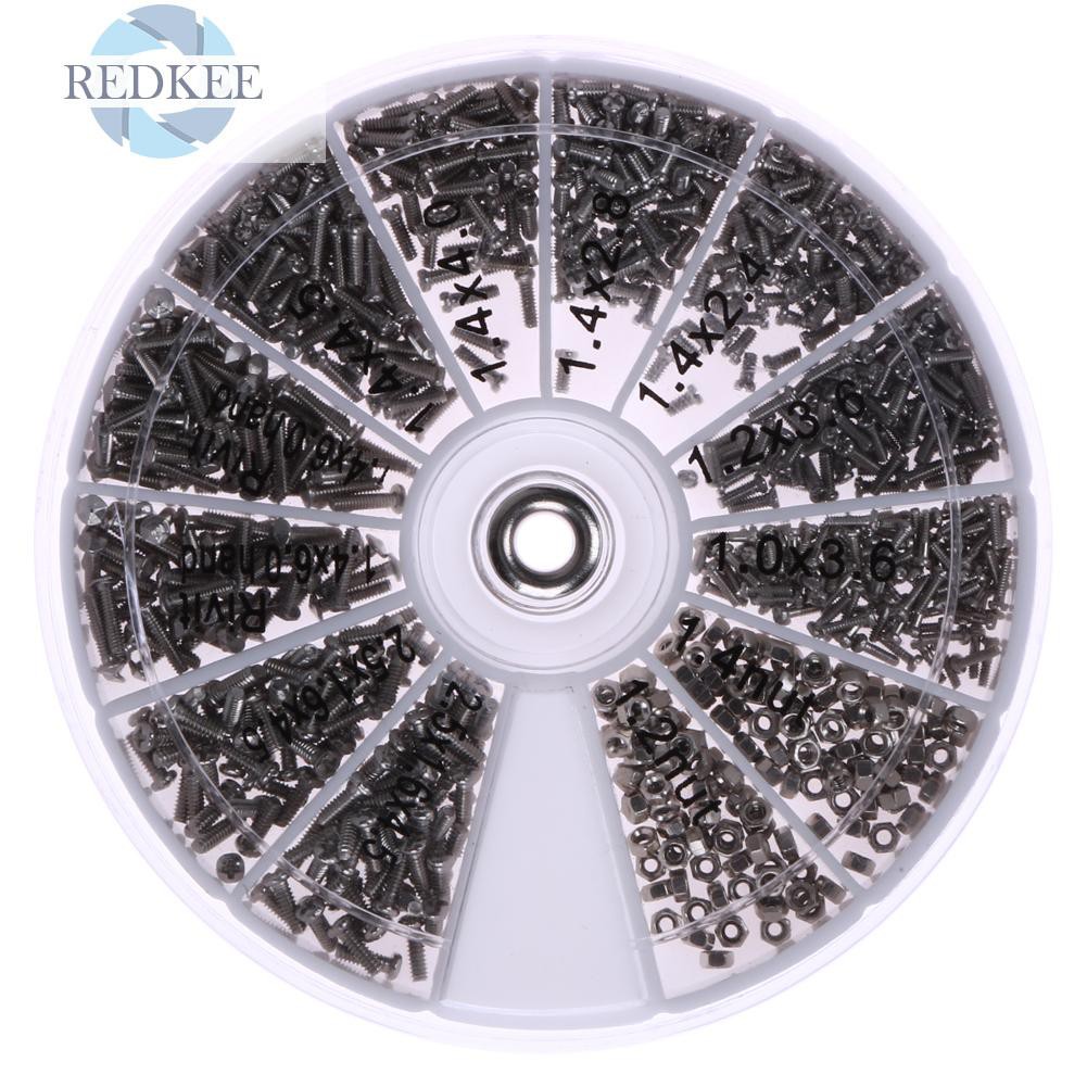 Bộ 600 Đai Ốc Bằng Thép Không Gỉ 12 Loại