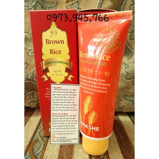 Sữa Rửa Mặt Karashe Mầm Gạo