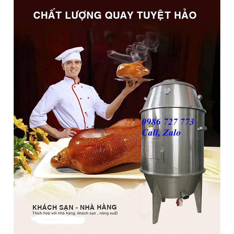 Lu nướng gà vịt gia đình, lò quay gà vịt phi 30