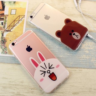 Sale Ốp cặp đôi gấu Brown và thỏ Cony