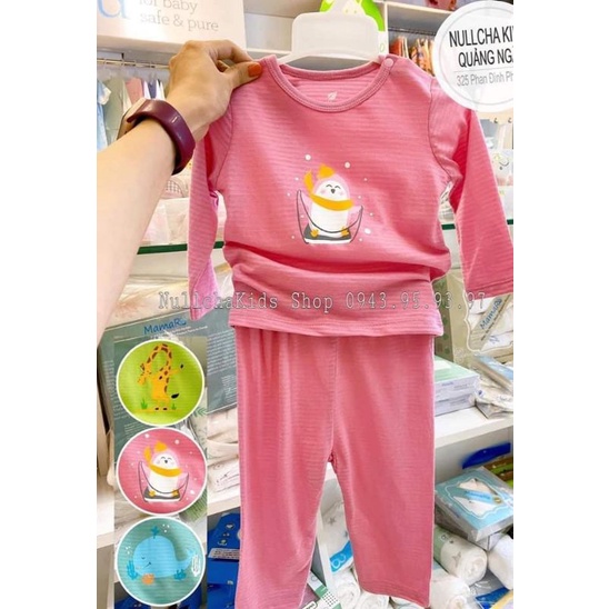 Lullaby_ Bộ cotton cài vai cho bé