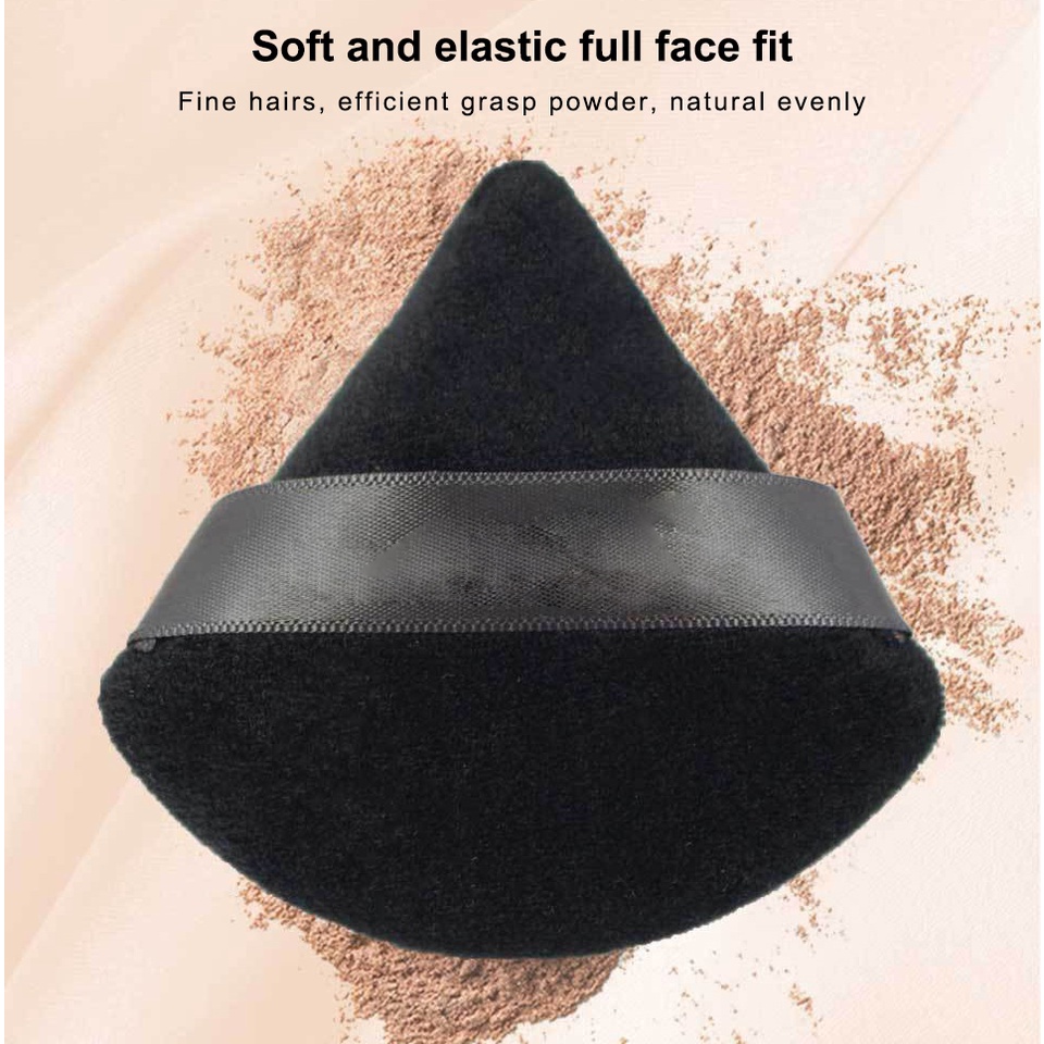 Mút Trang Điểm Bằng Cotton Mềm Mại Hình Tam Giác Tiện Dụng