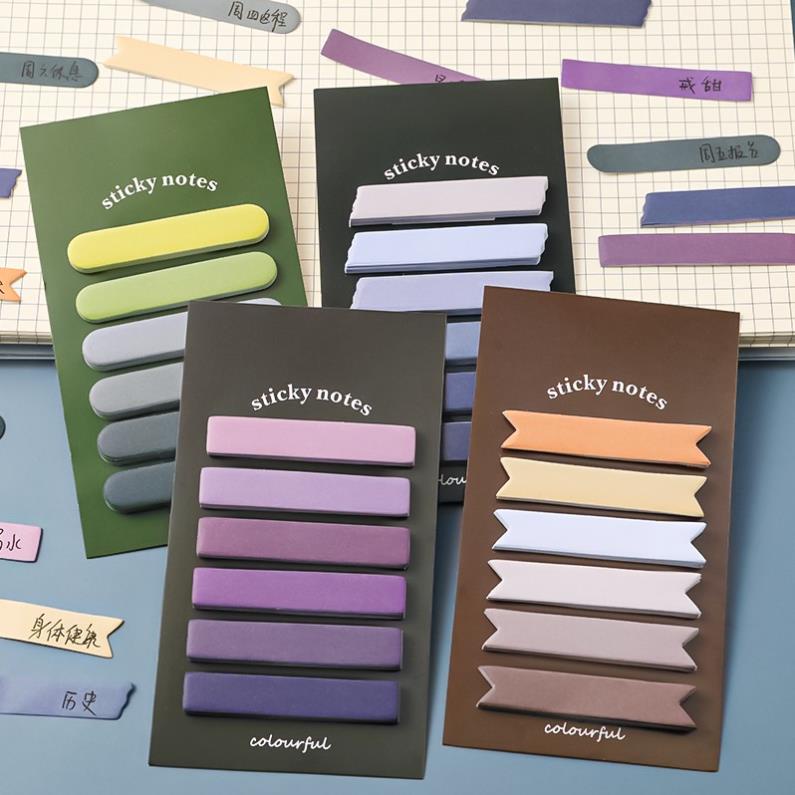 Giấy Note Ghi Chú Sticky Note 4 Màu 120 Tờ H203