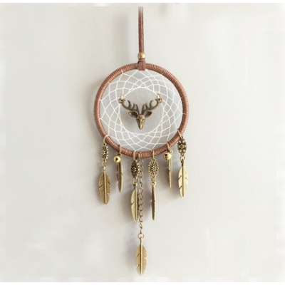 Mặt dây chuyền mặt dây chuyền handmade dreamcatcher trang trí ô tô và bàn làm việc,phòng ngủ