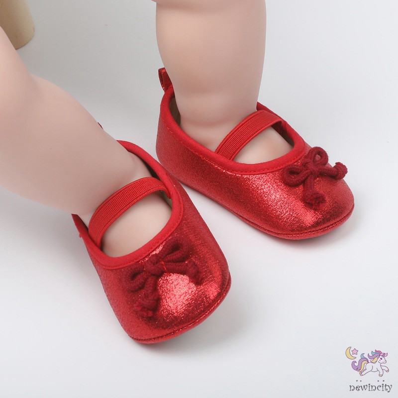 Giày Búp Bê Đính Nơ Dễ Thương Đáng Yêu Cho Bé