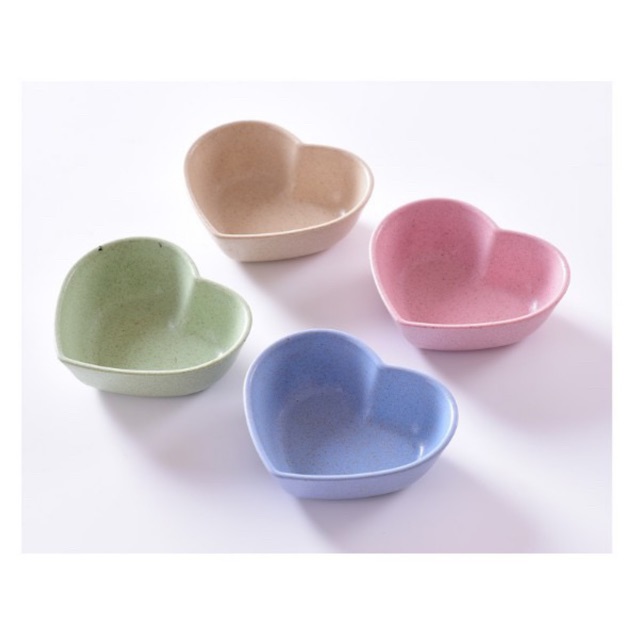 Bát lúa mạch hình tim mini cho bé ADKN