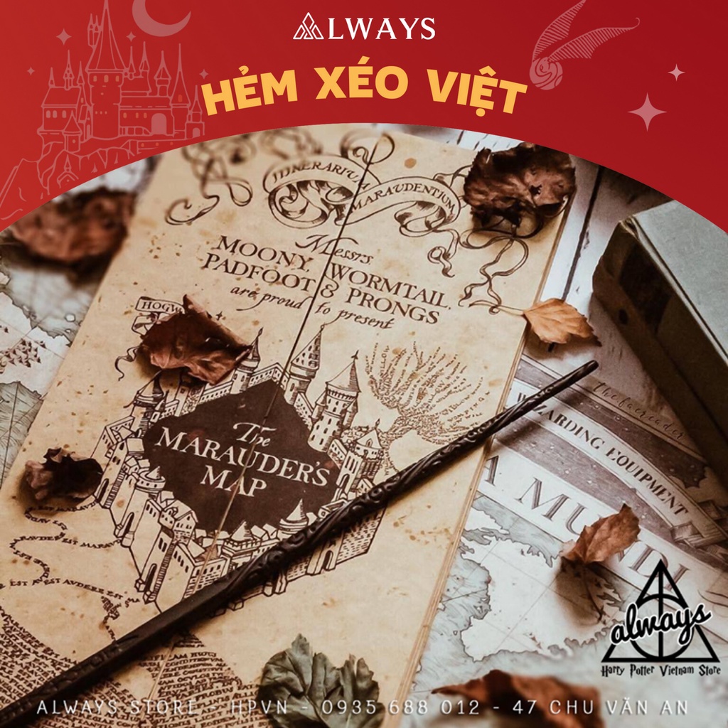 Bản đồ đạo tặc bản chuẩn - giấy xịn đẹp - giống phiên bản gốc trong phim