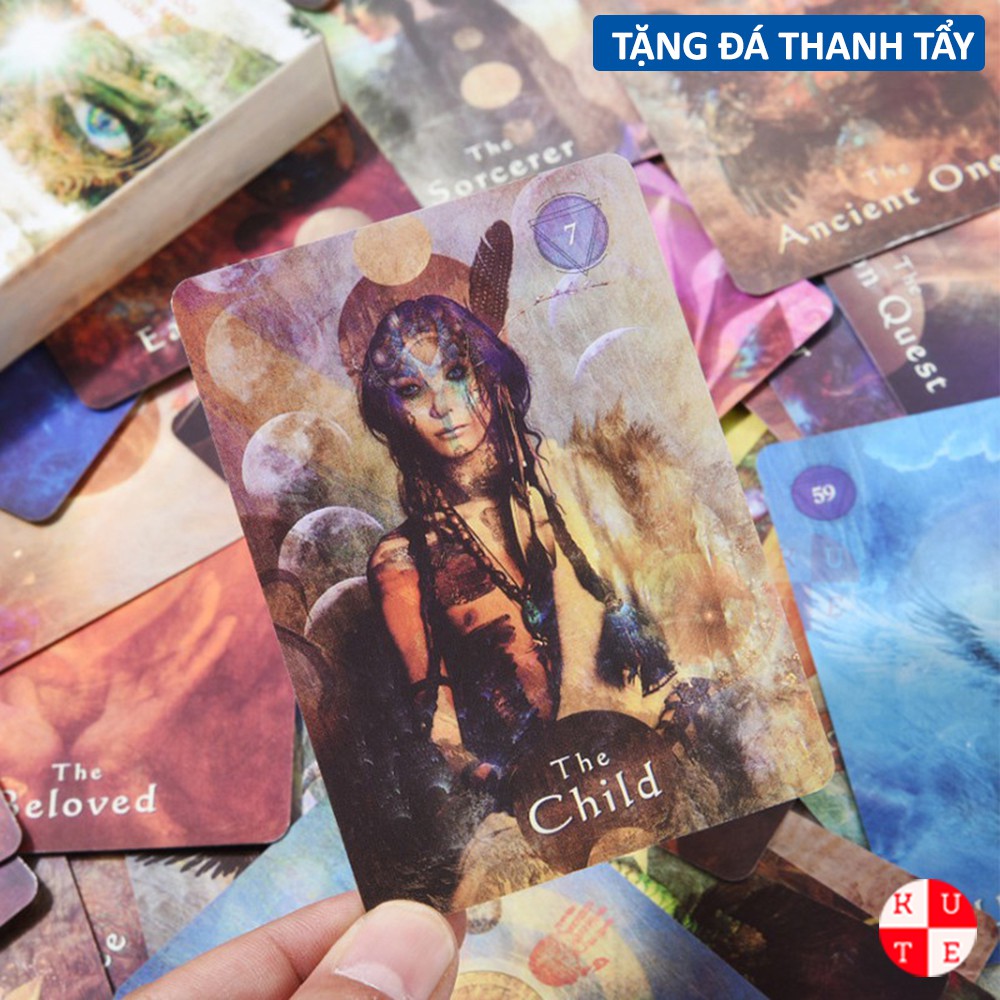 Bộ Bài Oracle Mystical Shaman 64 Lá Bài Tặng Đá Thanh Tẩy C13