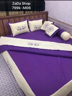 Bộ chăn ga gối 7 món m8 x 2m