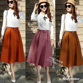 SIÊU DEAL GIẢM HOT ⚡WA3115 - hoàn 15k xu cho đơn 99K ⚡WAChân váy xep ly kèm belt nana dễ thương