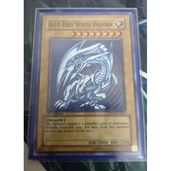 Thẻ bài Yugioh: Blue-Eyes White Dragon DPKB - Super rare 1st