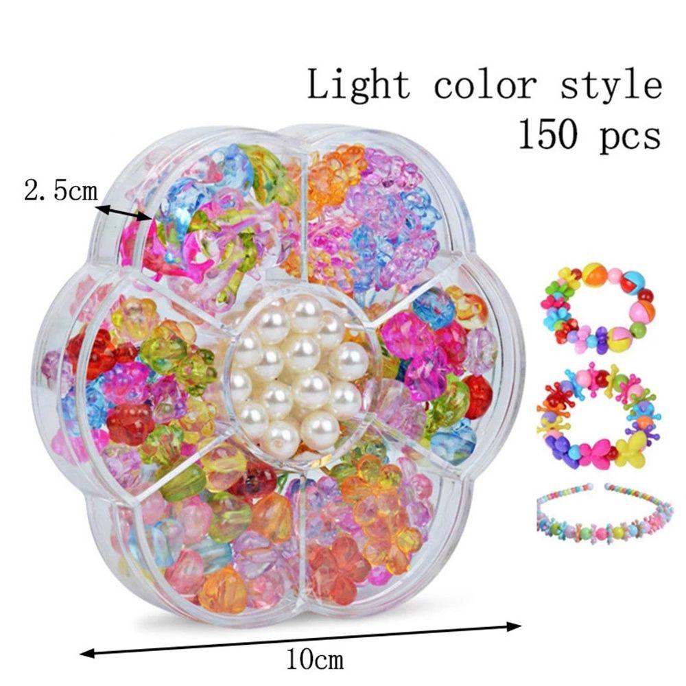 Đồ chơi trẻ em Hạt Làm Trang Sức Thủ Công Hình Hoa Mận Dành Cho Bé Gái REBUY1