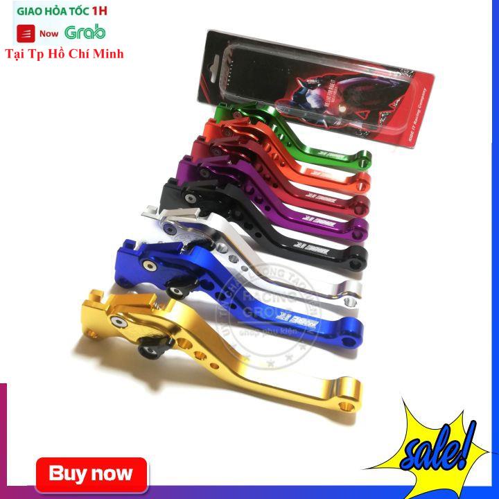 Tay Thắng Đùm Chỉnh 6 Số Dành Cho Xe Máy (Bạc)