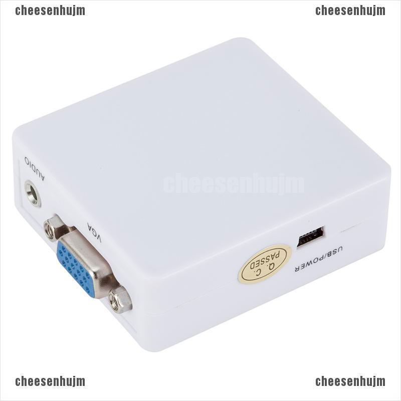 Hộp Chuyển Đổi Vga Sang Hdmi Full Hd 1080p Cho Pc Laptop Dv