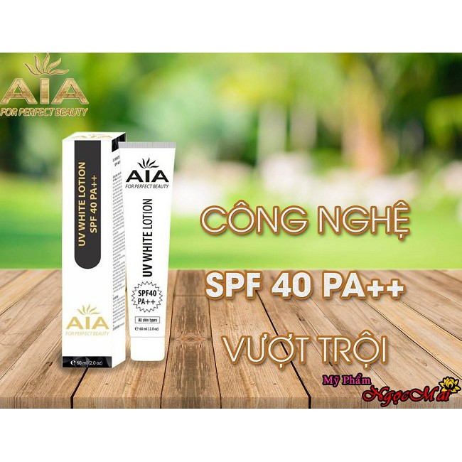 Mỹ phẩm AIA - Kem chống nắng hàng ngày SPF40 PA++ (60g)