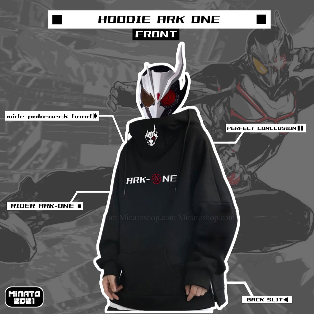 Áo Hoodie Cổ Thêu Minato - Vulcan - Ark One