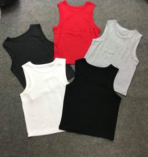 Áo ba lỗ ngược croptop (dài 40cm)