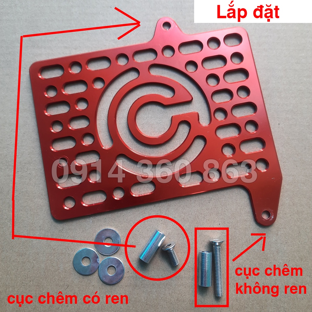 Che két nước Nhôm CNC Winner X, Winner 150, Sonic